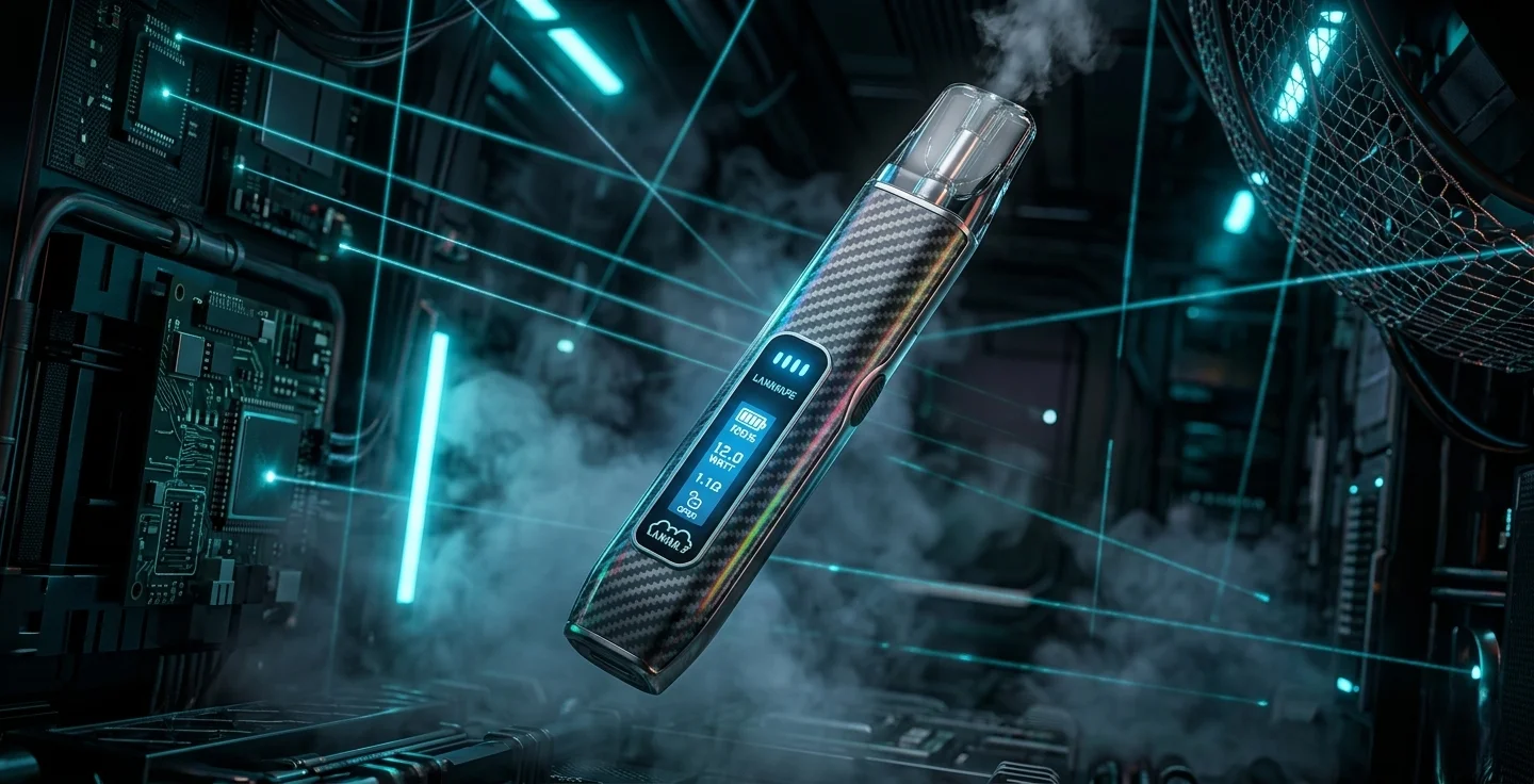 LANA AIR 1 電子煙主機賽博朋克潮流外觀與15W頂級黑科技解析